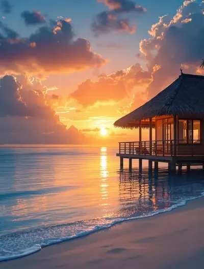 海边慢生活 治愈系 高清海报