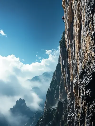 极限攀岩 极限运动 高清海报