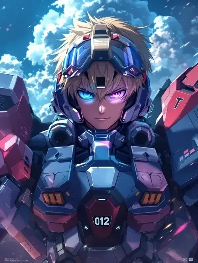 机甲少年 机战番 高清海报